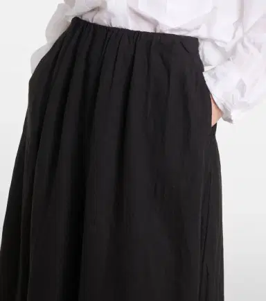 Velvet Rachelle linen midi skirt | Thumbnail 2