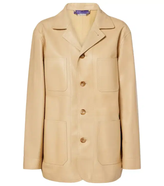 Ralph Lauren Collection Adrianna leather jacket