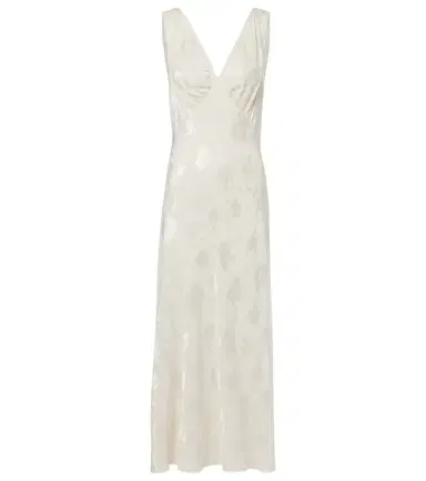 Rixo Sandrine floral jacquard midi dress | Thumbnail 1