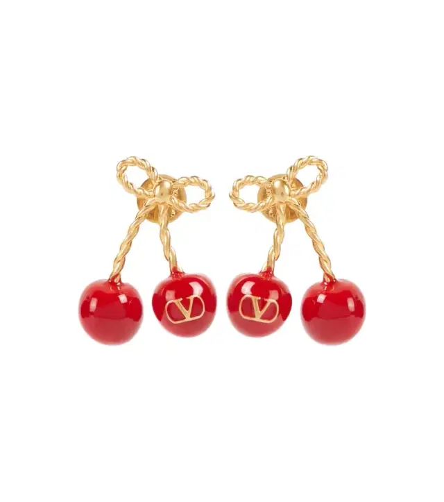 Valentino Chez  Cherryfic earrings