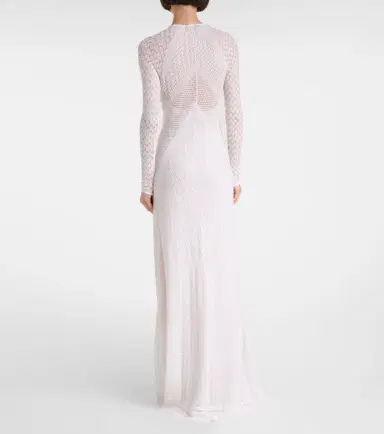Ralph Lauren Collection Knitted silk and cashmere gown | Thumbnail 3