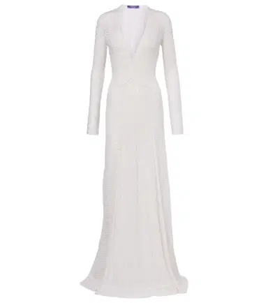 Ralph Lauren Collection Knitted silk and cashmere gown | Thumbnail 1