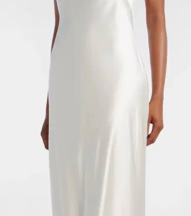 Max Mara Silk satin gown | Thumbnail 3 Max Mara Silk satin gown | Thumbnail 3