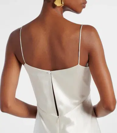 Max Mara Silk satin gown | Thumbnail 6 Max Mara Silk satin gown | Thumbnail 6