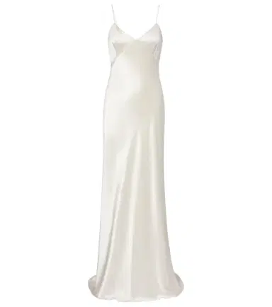 Max Mara Silk satin gown | Thumbnail 1 Max Mara Silk satin gown | Thumbnail 1