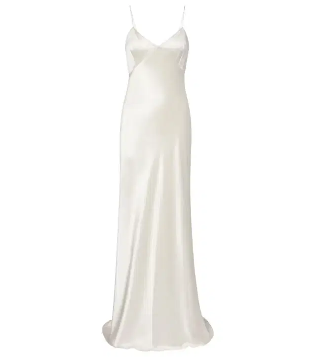 Max Mara Silk satin gown