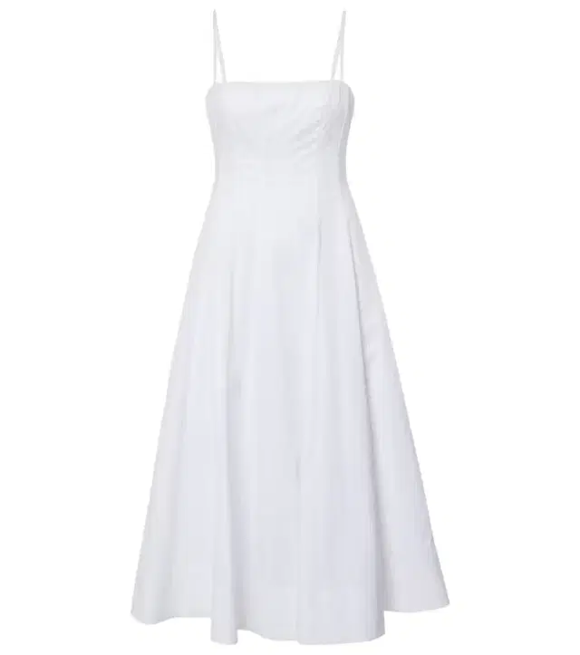 Wylie corset cotton midi dress