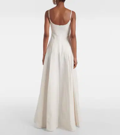 Staud Bridal Joy cotton-blend maxi dress | Thumbnail 2 Staud Bridal Joy cotton-blend maxi dress | Thumbnail 2