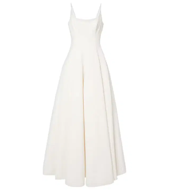 Bridal Joy cotton-blend maxi dress