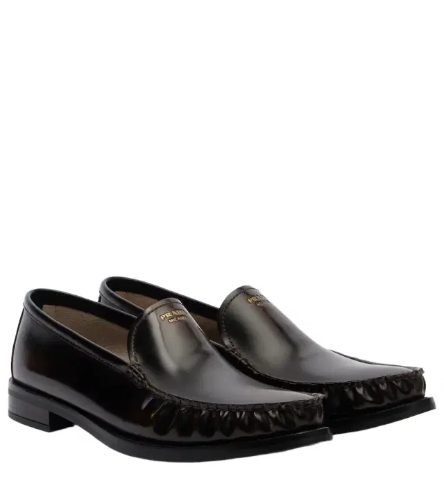 Leather loafers