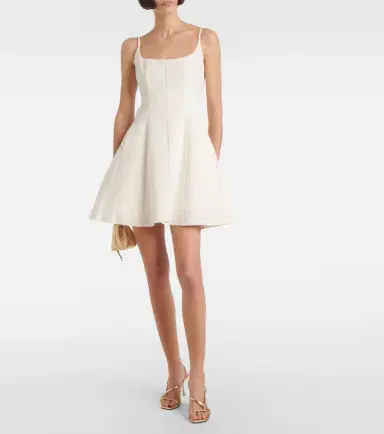 Staud Bridal Joy cotton-blend minidress | Thumbnail 2