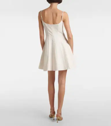 Staud Bridal Joy cotton-blend minidress | Thumbnail 3