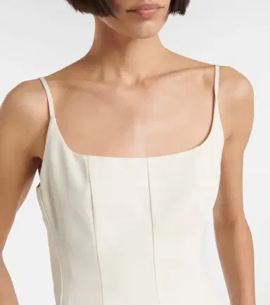 Staud Bridal Joy cotton-blend minidress | Thumbnail 4