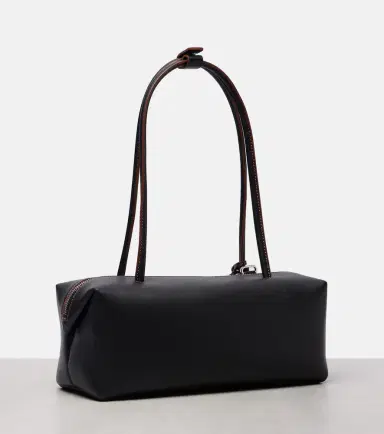 Max Mara Holdall Small leather tote bag | Thumbnail 3 Max Mara Holdall Small leather tote bag | Thumbnail 3