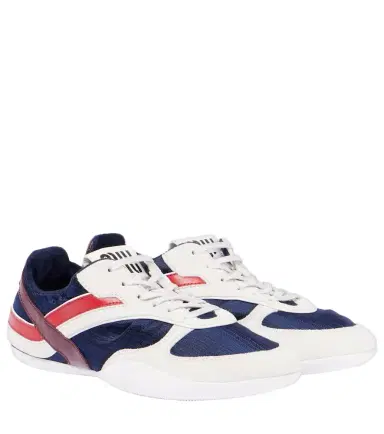 Miu Miu Gymnasium leather-trimmed sneakers | Thumbnail 1
