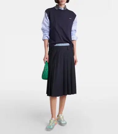 Miu Miu Gymnasium suede and technical sneakers | Thumbnail 5 Miu Miu Gymnasium suede and technical sneakers | Thumbnail 5