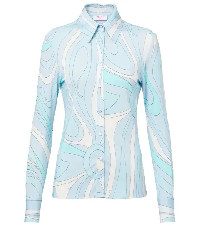 Marmo satin jersey shirt