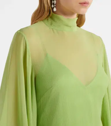 Taller Marmo Lanzarote semi-sheer silk kaftan | Thumbnail 4