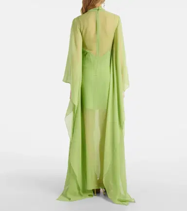 Taller Marmo Lanzarote semi-sheer silk kaftan | Thumbnail 5