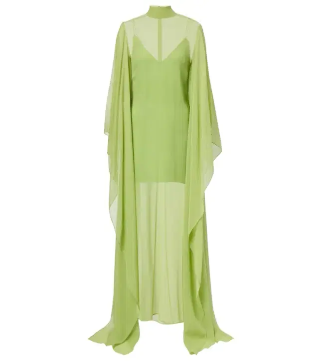 Taller Marmo Lanzarote semi-sheer silk kaftan