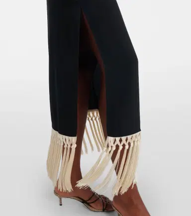 Taller Marmo Palermo fringed maxi dress | Thumbnail 5 Taller Marmo Palermo fringed maxi dress | Thumbnail 5