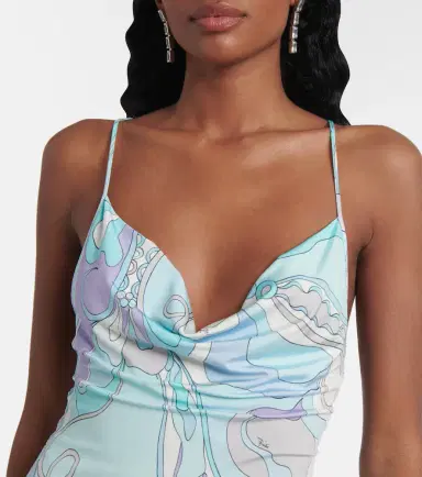Pucci Orchidee jersey slip dress | Thumbnail 5