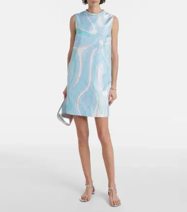 Pucci Marmo silk minidress | Thumbnail 4