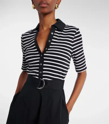 Veronica Beard Delise striped cotton-blend midi dress | Thumbnail 2 Veronica Beard Delise striped cotton-blend midi dress | Thumbnail 2