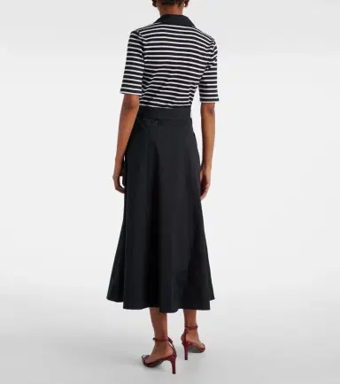 Veronica Beard Delise striped cotton-blend midi dress | Thumbnail 5 Veronica Beard Delise striped cotton-blend midi dress | Thumbnail 5
