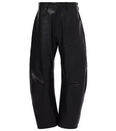 Nili Lotan Shon leather barrel-leg pants | Thumbnail 1 Nili Lotan Shon leather barrel-leg pants | Thumbnail 1