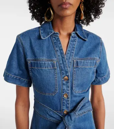 Veronica Beard Tabby cotton shirt dress | Thumbnail 3