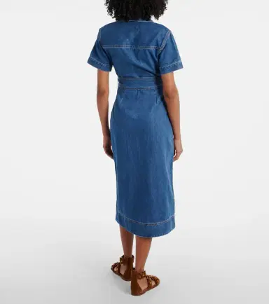 Veronica Beard Tabby cotton shirt dress | Thumbnail 5