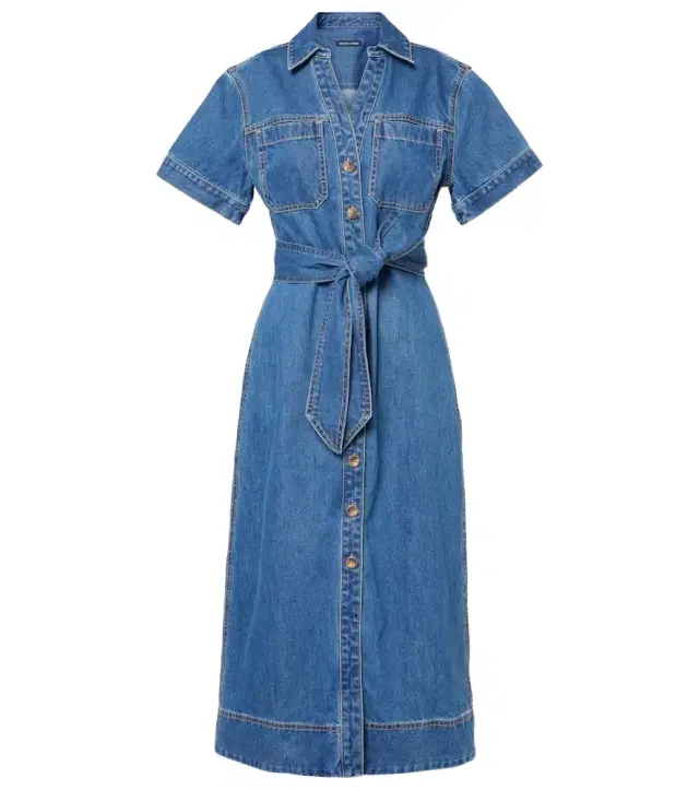 Veronica Beard Tabby cotton shirt dress