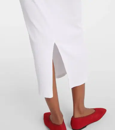 Veronica Beard Darien ribbed-knit cotton-blend polo dress | Thumbnail 4