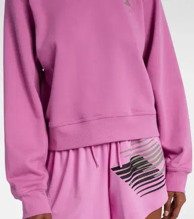adidas by Stella McCartney Logo Cotton Sweatshirt | Thumbnail 5