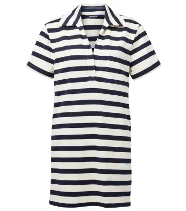Veronica Beard Cayden striped cotton polo dress | Thumbnail 1