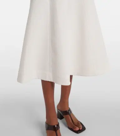 Veronica Beard Fellini floral jacquard midi skirt | Thumbnail 3