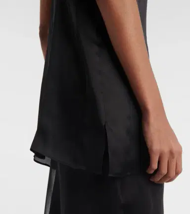Khaite Talsie silk organza top | Thumbnail 2
