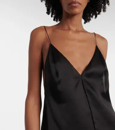 Khaite Talsie silk organza top | Thumbnail 3