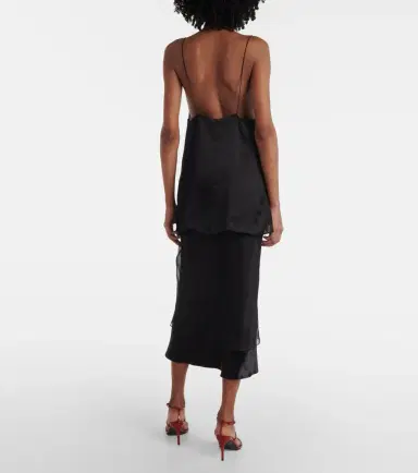 Khaite Talsie silk organza top | Thumbnail 4