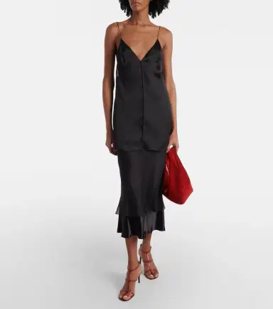 Khaite Talsie silk organza top | Thumbnail 5