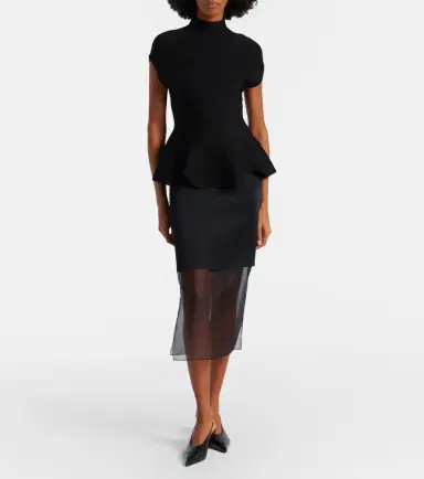 Khaite Andra peplum top | Thumbnail 2