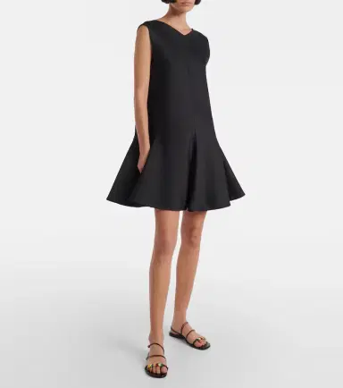 Khaite Mel crêpe minidress | Thumbnail 3