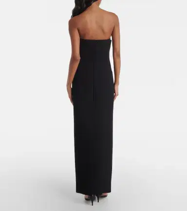 Khaite Yael crêpe maxi dress | Thumbnail 2