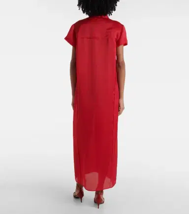 Khaite Effy silk and cotton organza maxi dress | Thumbnail 4