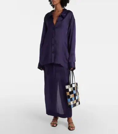 Khaite Herschel silk organza shirt | Thumbnail 3