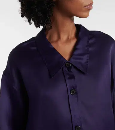 Khaite Herschel silk organza shirt | Thumbnail 4