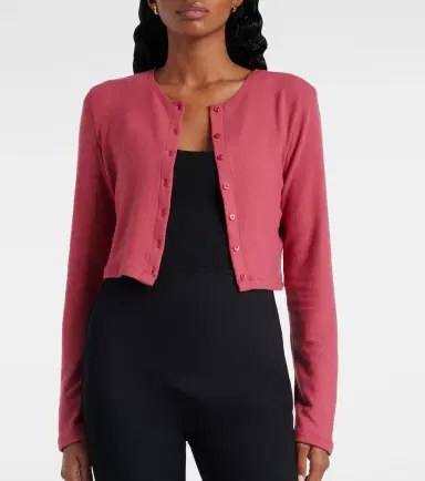 Leset Lauren cropped cardigan | Thumbnail 5