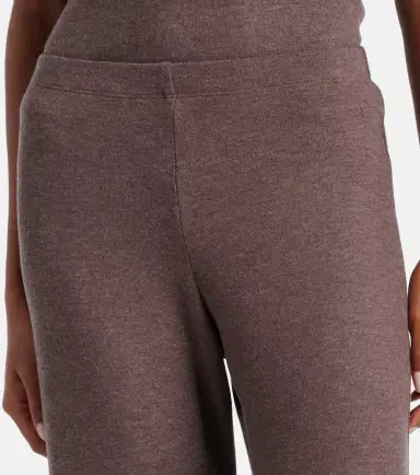 Leset Lauren mid-rise jersey wide-leg pants | Thumbnail 4