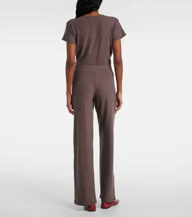 Leset Lauren mid-rise jersey wide-leg pants | Thumbnail 5